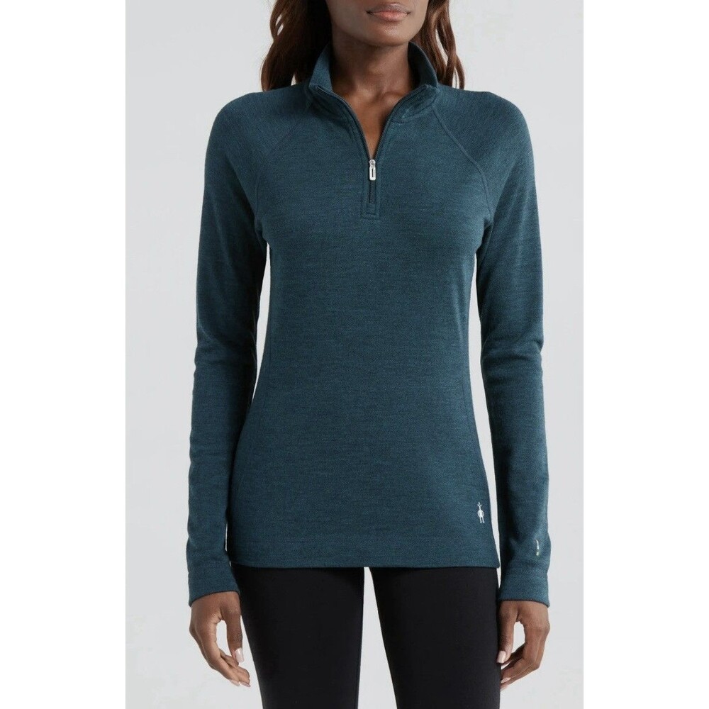 Smartwool Women’s Classic Thermal Merino Wool Quarter Zip Pullover Size Small